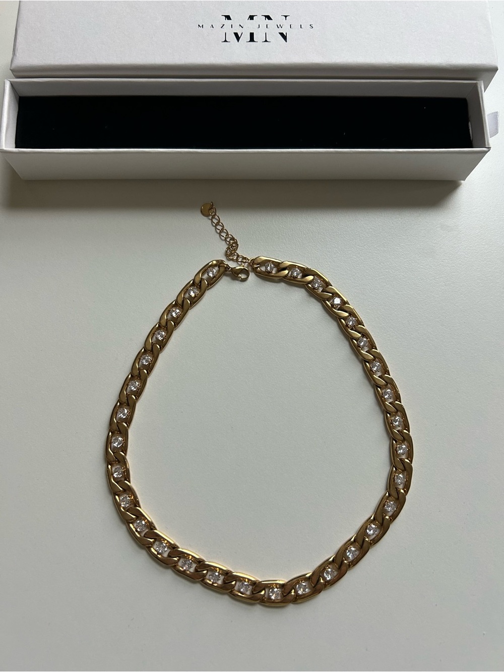 NWOT Mazin Jewels Chain Link Necklace - Style Worn By Taylor Swift
